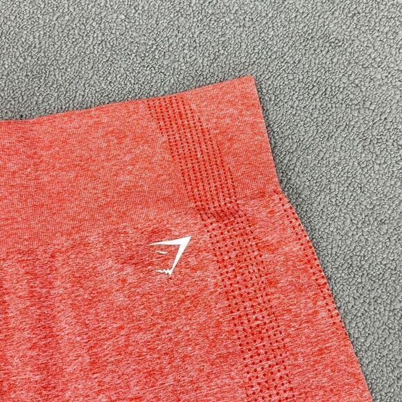 GymShark Vital 2.0 Seamless Leggings Chili Red Marled Medium - Picture 7 of 13